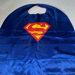 Superhero Kids Costume Cape - Blue and Red